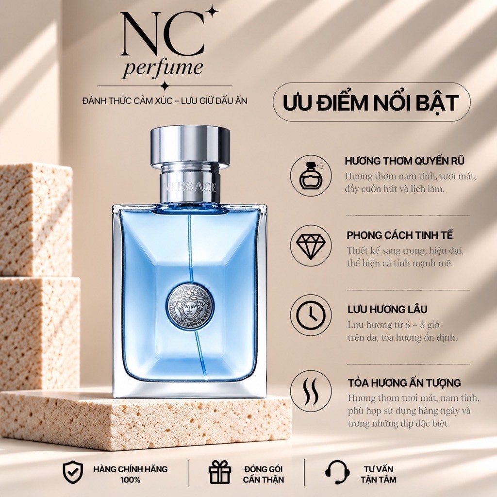 Nước Hoa Nam Versace Pour Homme 10ml . Nước Hoa Nam Versace - NC Perfume