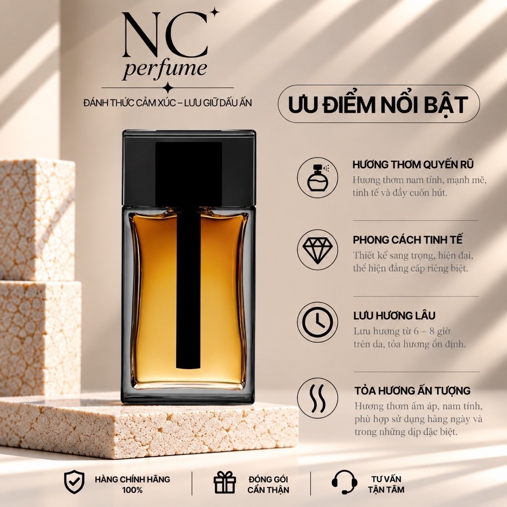 Nước Hoa Nam Homme Intense 10ml . Nước Hoa Nam Homme Intense - NC Perfume
