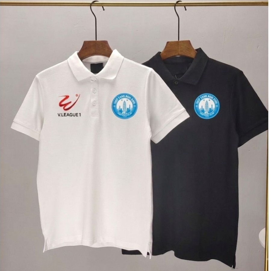 Áo polo câu lạc bộ bóng đá V-league logo clb Thép Xanh Nam Định