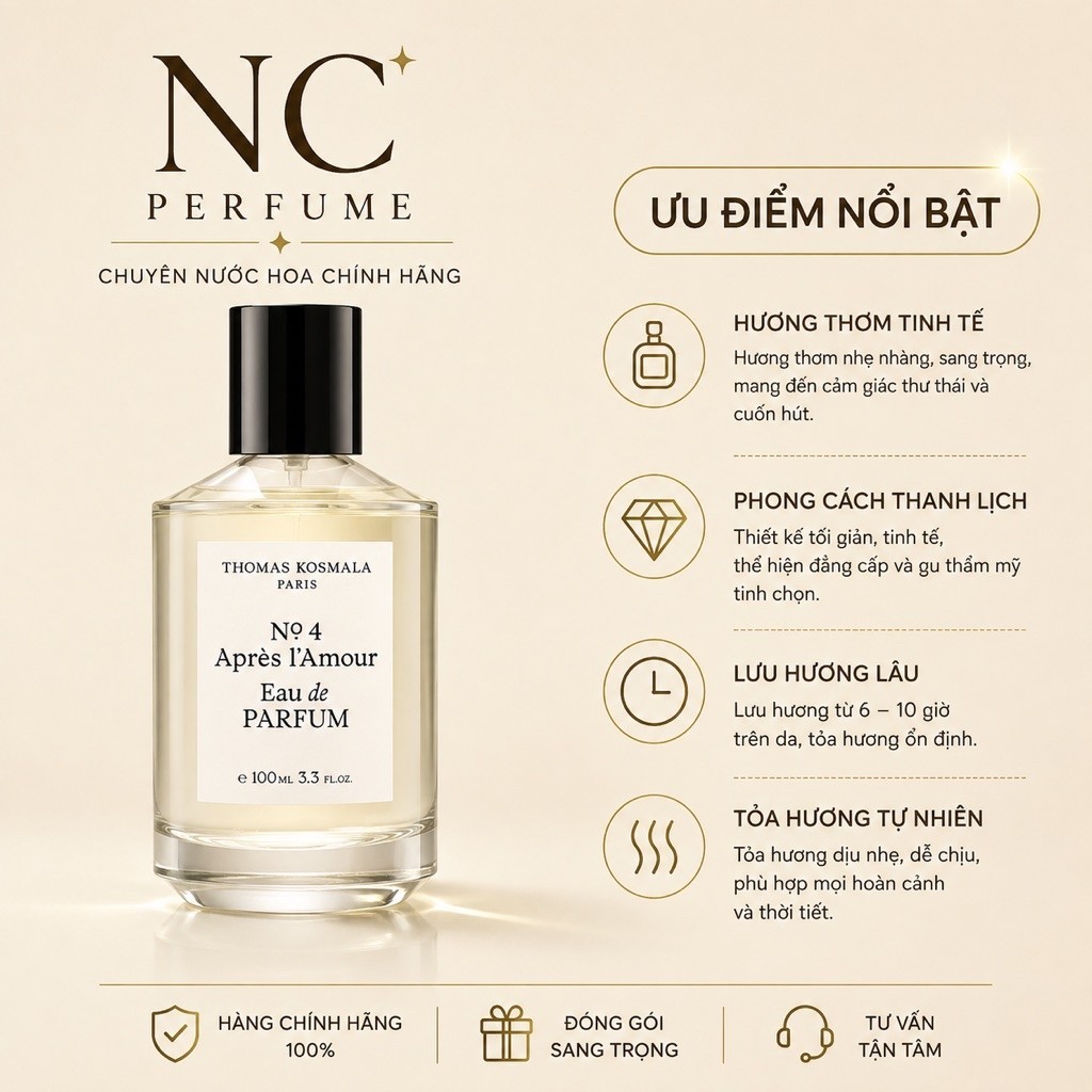 Nước Hoa Unisex Thomas Kosmala No4. Nước Hoa Unisex Thomas No4. Nc Perfume