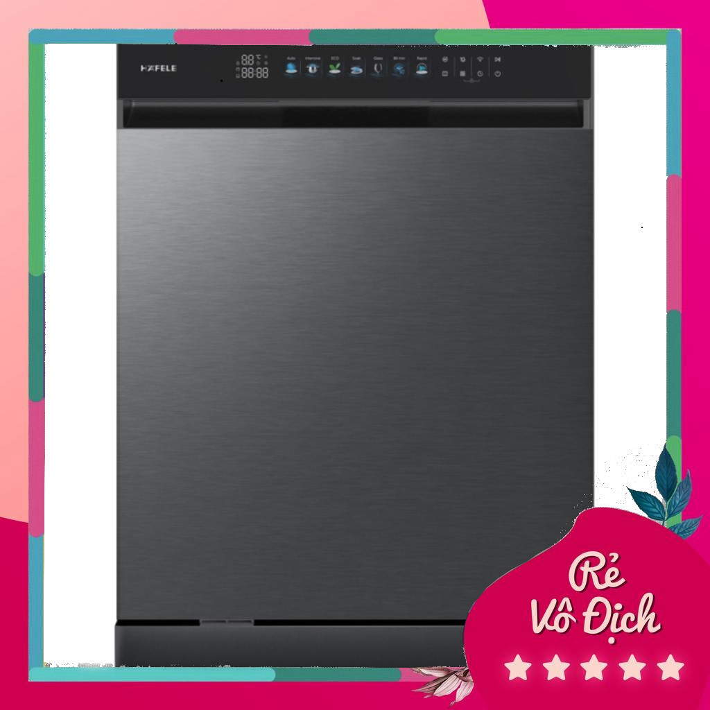 (chiính hãng) Máy Rửa Bát Hafele HDW-F6072B 535.29.700 16 Bộ, 7 Chương Trình, Máy Rửa Chén Độc Lập W