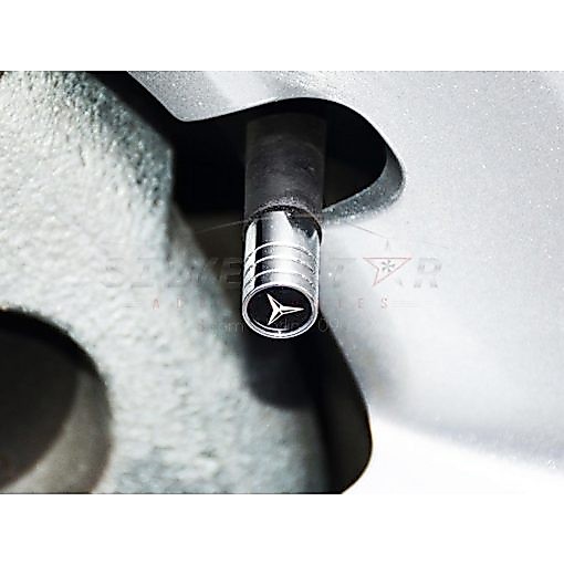 Nắp chụp trang trí chân van, đầu vòi bánh xe Mercedes Benz - Cái [D1 Store]
