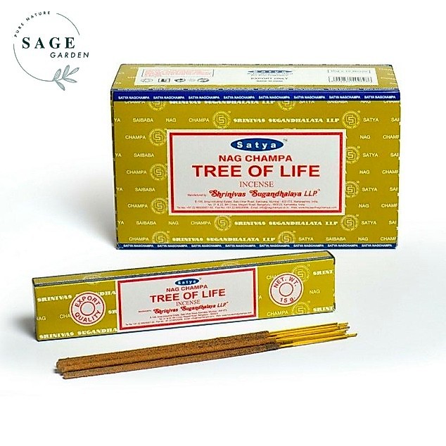 Nhang TREE OF LIFE (SATYA) Hỗ trợ thiền định_SAGE GARDEN