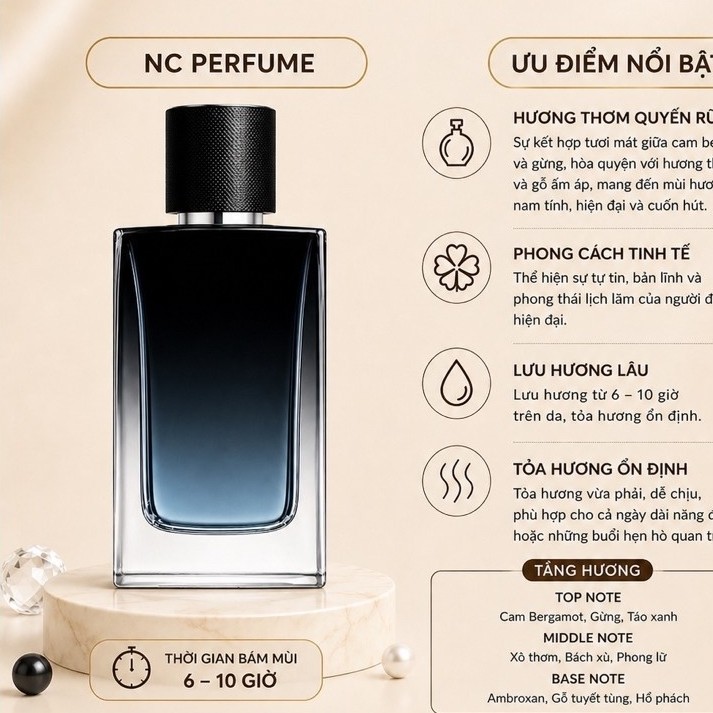 Nước Hoa Nam EDP INTENSE 10ml . Nước Hoa Nam - NC Perfume