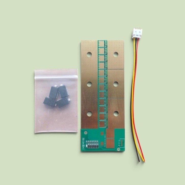 Mạch 24 mosfet cho máy hàn cell pin siêu tụ. Mẫu mới nhỏ gọn.