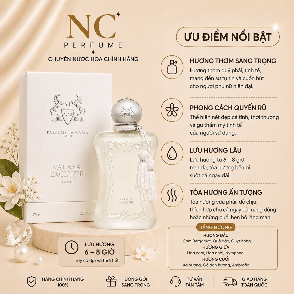 Nước Hoa Nữ Valaya EDP 10ml - NC Perfume
