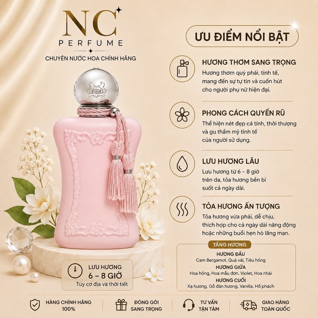 Nước Hoa Nữ DELINA EDP 10ml - NC perfume