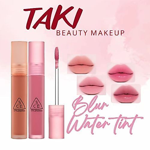 Son Kem Lì 3ce Blur Water Tint- Sepia- Laydown- Casua Affair - Early Hour