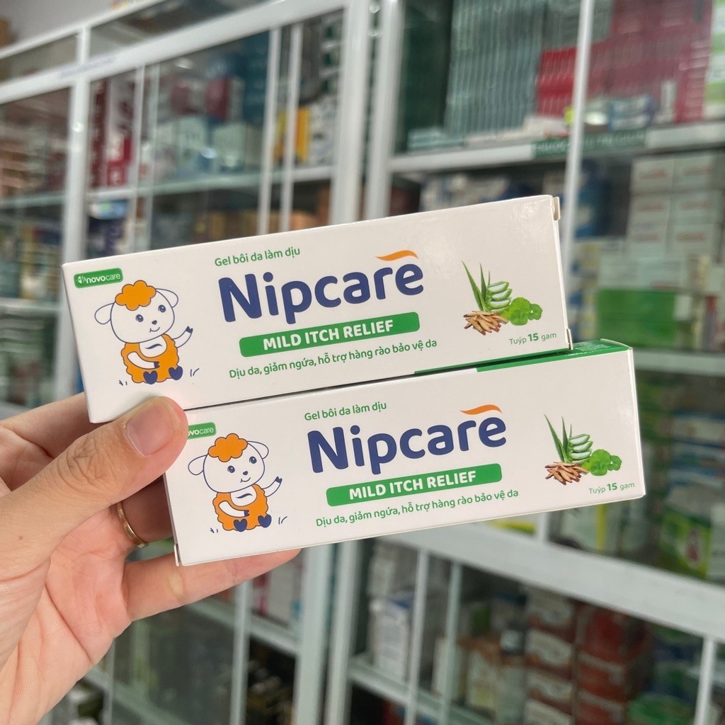 Kem bôi ngứa Nipcare 15g - Hỗ trợ giảm cơn ngứa, dịu da, giảm sưng đỏ, hỗ trợ làm lành vết thương