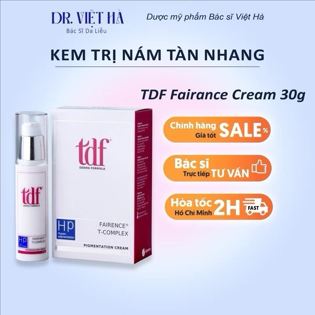 [Mẫu Mới] Kem dưỡng nám da TDF - Fairence T Complex (30g) # TDF - Fairence T Complex 30g| Bs Hà Da L