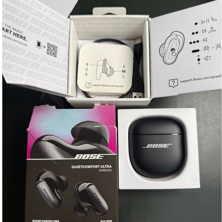 Tai nghe Bose quietcomfort ultra earbuds (gen 2) - black (used)