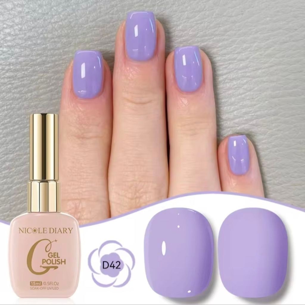 sơn gel móng tay Nicole Diary dung tích 15ml, loại sơn bán vĩnh viễn dùng với đèn hơ UV/LED - D42 mà