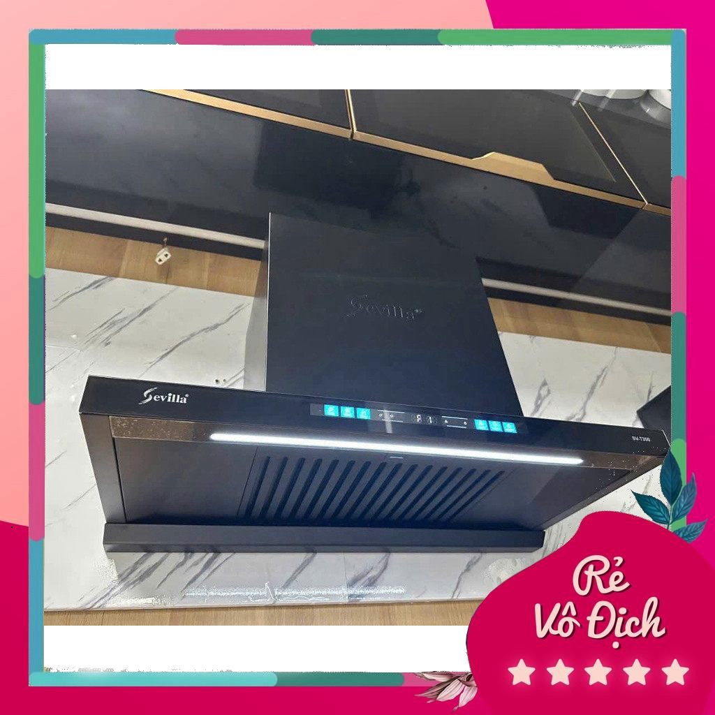 Máy hút mùi Sevilla SV-T350 - Công suất hút 1200m3/h, Cảm ứng vẫy tay, BH 3 năm, Đổi mới trong 30 ng