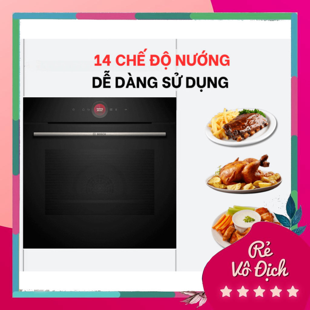 Lò Nướng Âm Tủ Bosch HBG7241B1 Serie 8