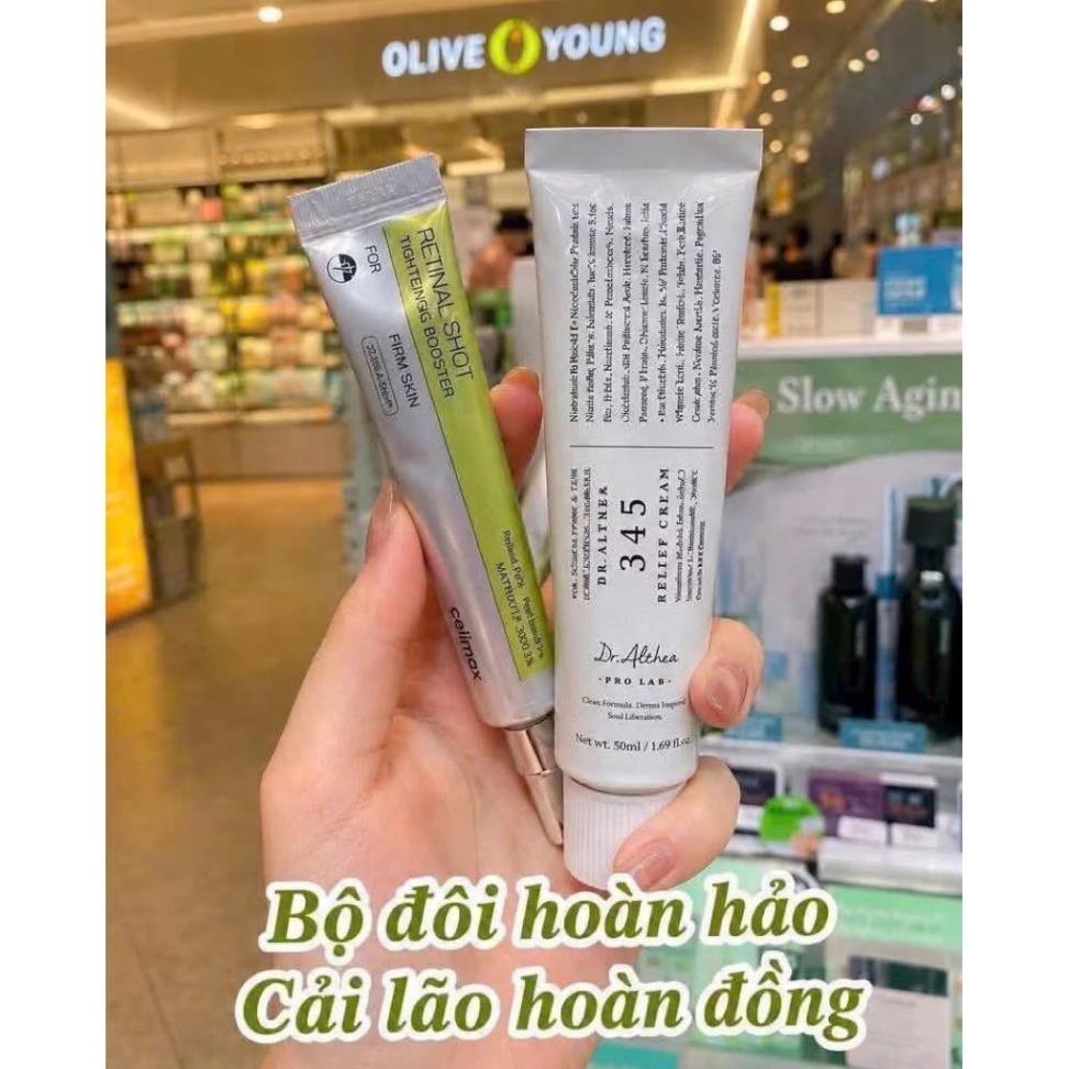 Combo Celimax Retinal_Kem dưỡng 3:4:5 Tinh Chất Chống Lão Hóa, Cải Thiện Thâm Sạm Celimax Retinal 15