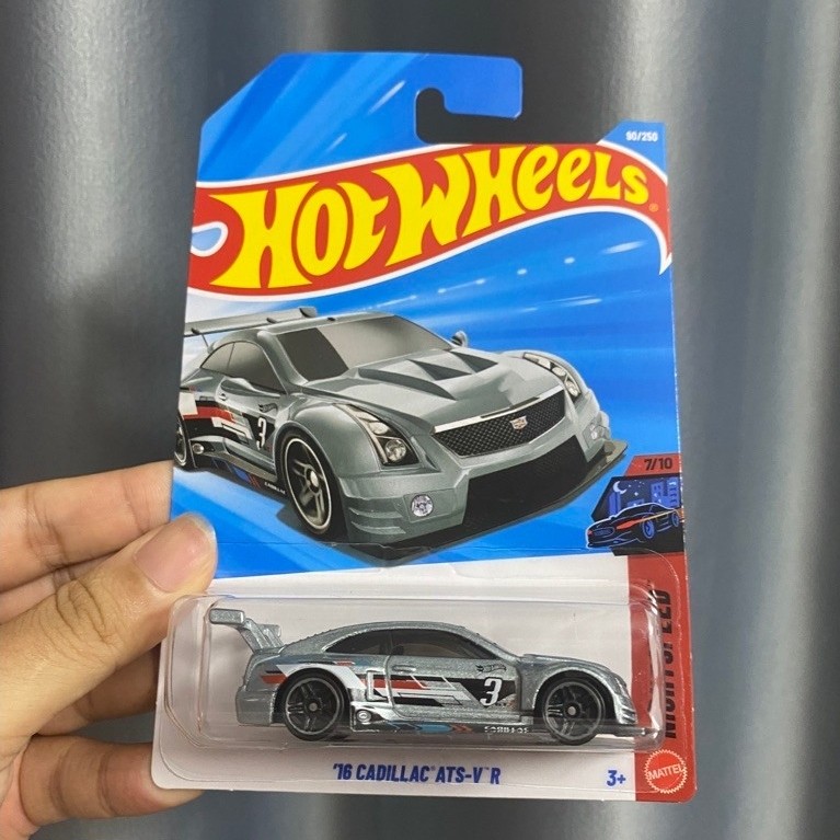 Xe Mô Hình Hot Wheels 16 CADILLAC ATS-V R Xám