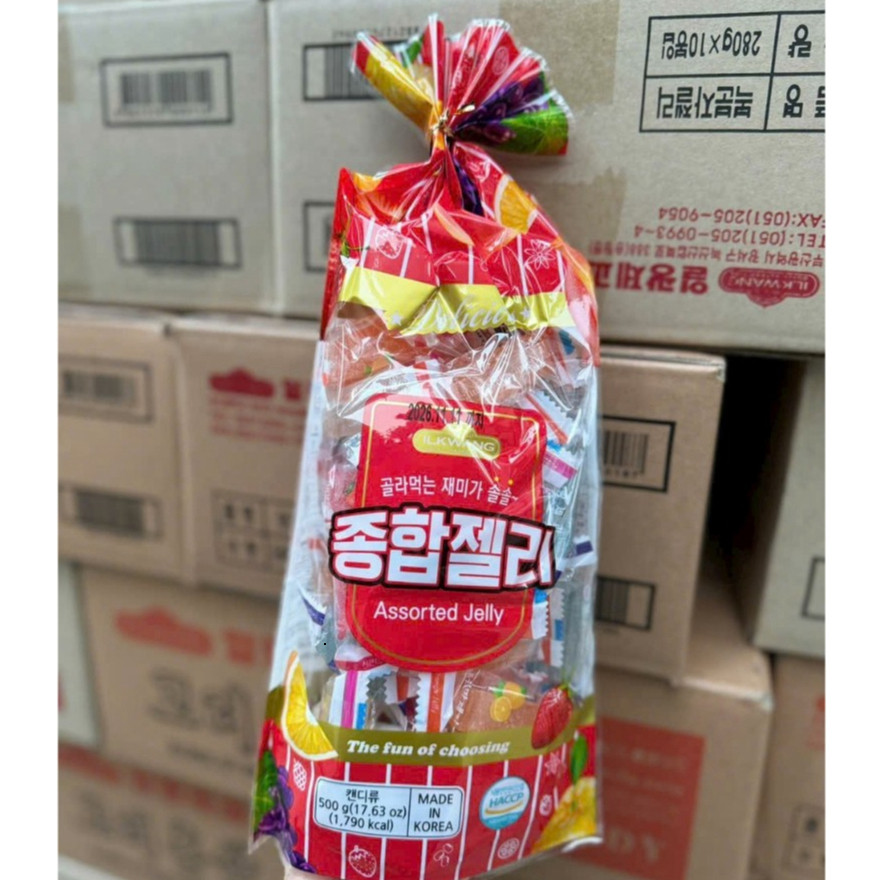 [ NHẬP KHẨU CHÍNH HÃNG] Kẹo Dẻo và Cứng Ilkwang Hàn Quốc Gói 500gr