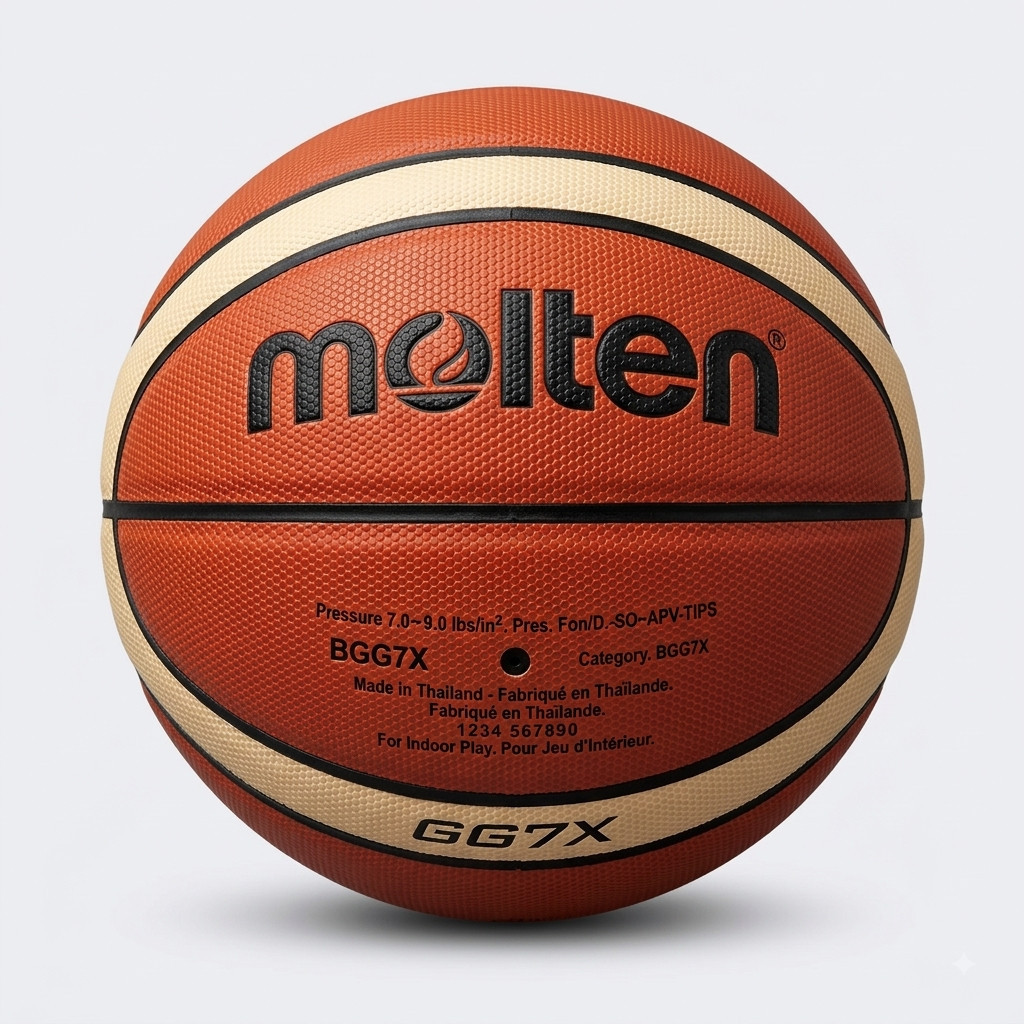 🏀 BÓNG RỔ MOLTEN FIBA GG7X SIZE 5 6 7 – DA PU CAO CẤP, BÁM TAY TỐT 🔥