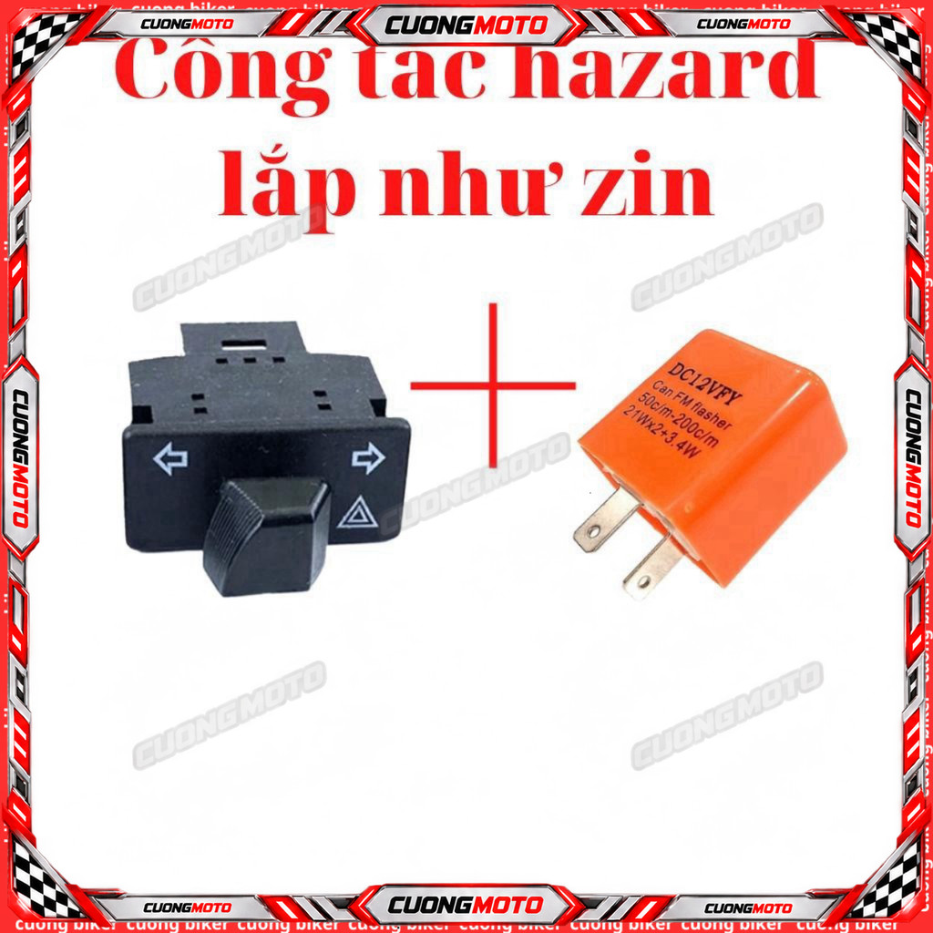 Công tắc xi nhan tích hợp Hazard gắn các dòng xe honda, wave sh vision winner winner X Vario lead ab