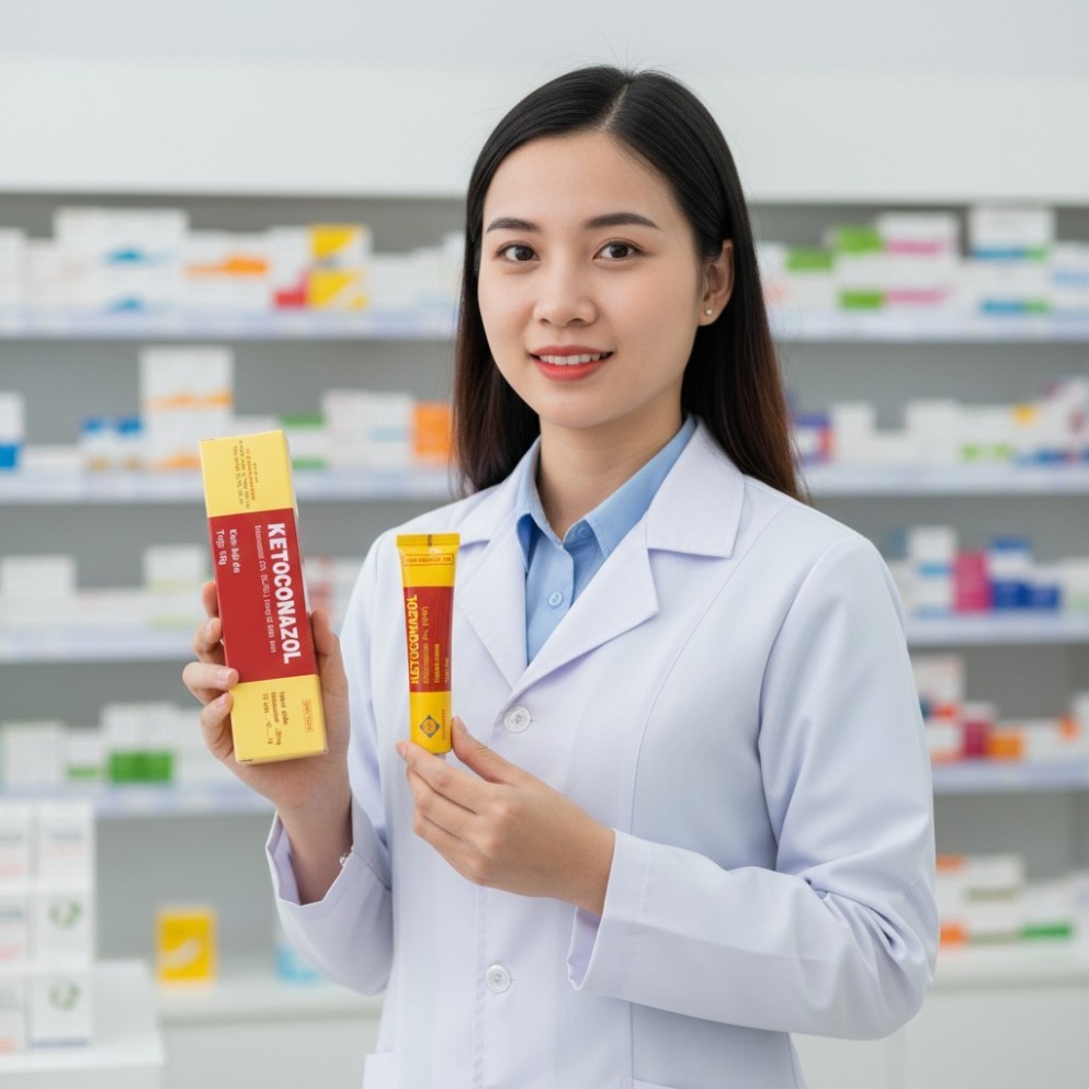 Kem bôi Hết Hẳn Nấm ngứa, Nấm hình tròn, Nấm đồng xu, Hắc lào Háng, Bụng, Đùi, Mông  tuýp 10g Mebiph