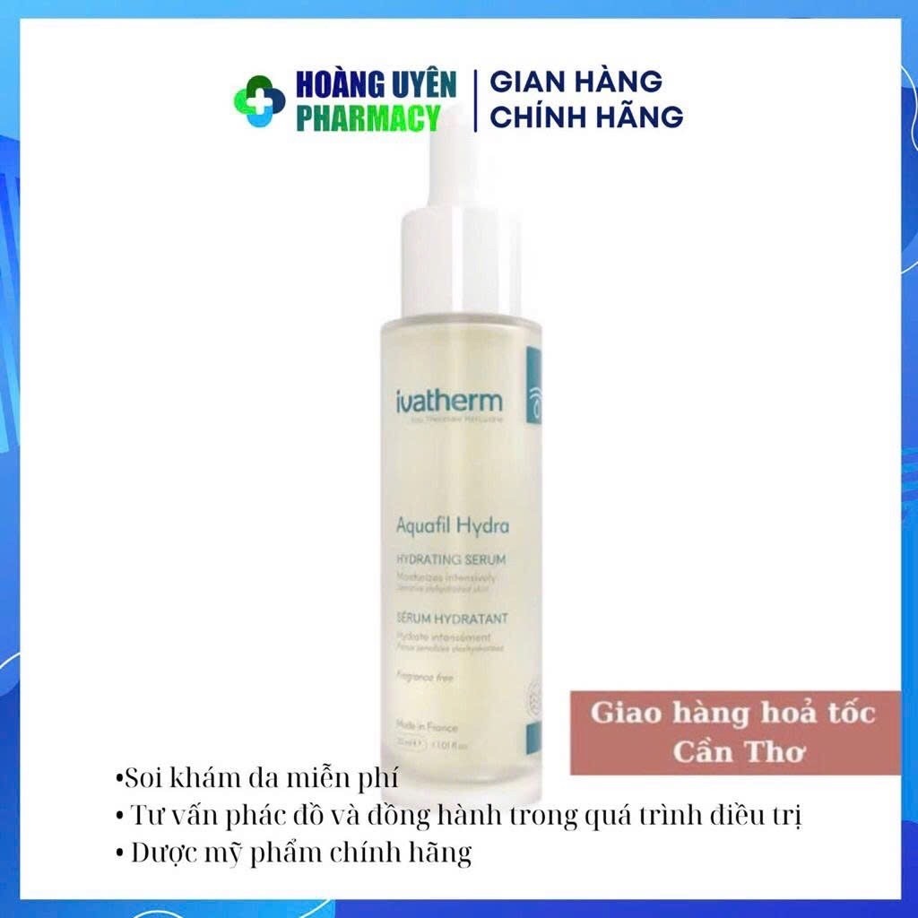 Tinh Chất Dưỡng Ẩm Phục Hồi Và Trẻ Hoá Ivatherm Aquafil Hydra Serum 30ml