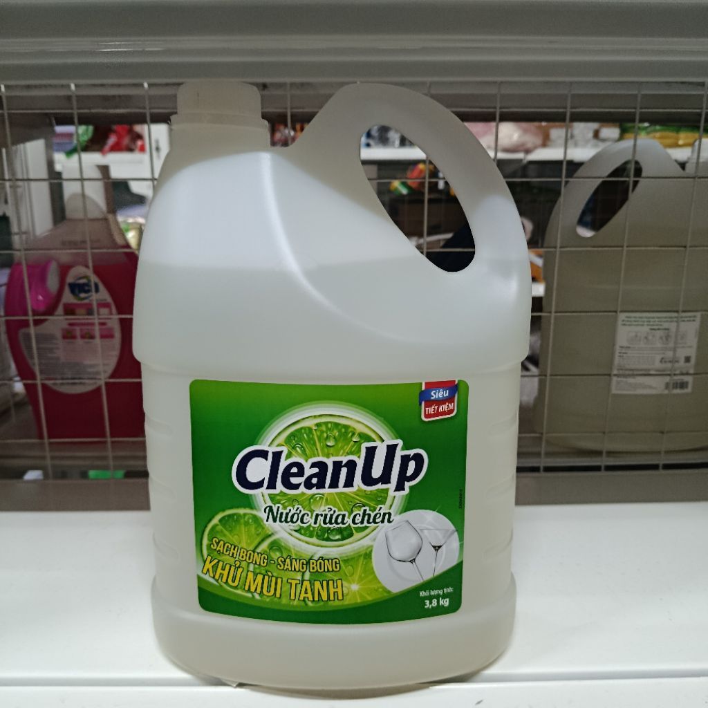 nước rửa chén cleanUp chanh khử mùi tanh