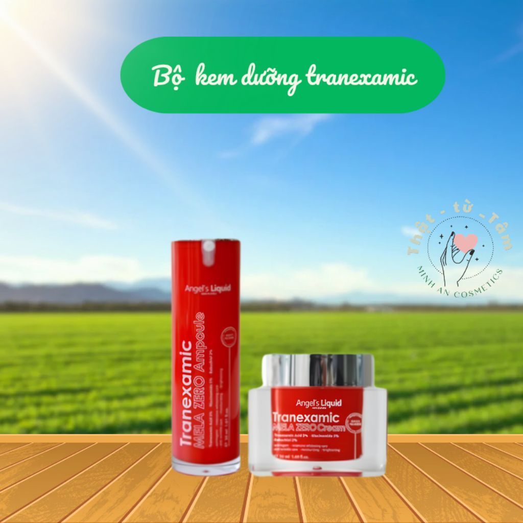 Kem Dưỡng Sáng Da, Giảm Thâm Nám Angel's Liquid Tranexamic Mela Zero Cream 50ml chính hãng