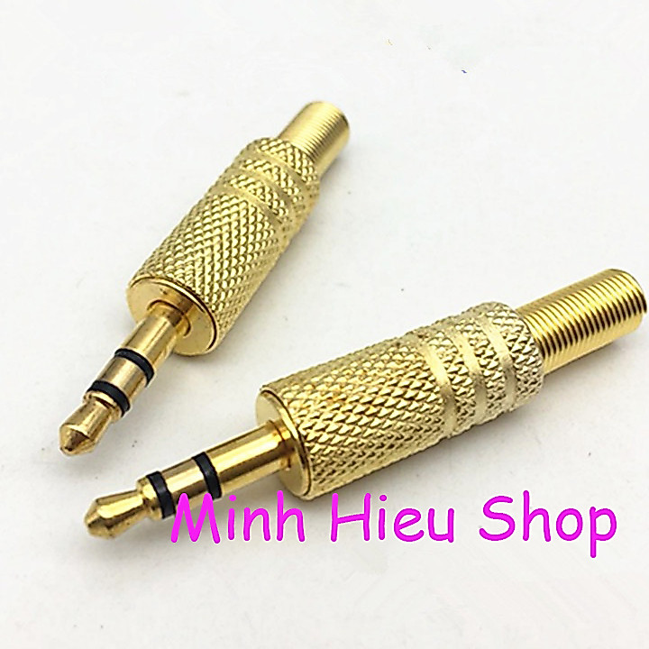 5 CHIẾC_Jack Audio 3.5 Mạ Vàng - JACK Đực_ Loại đẹp Audio 3.5