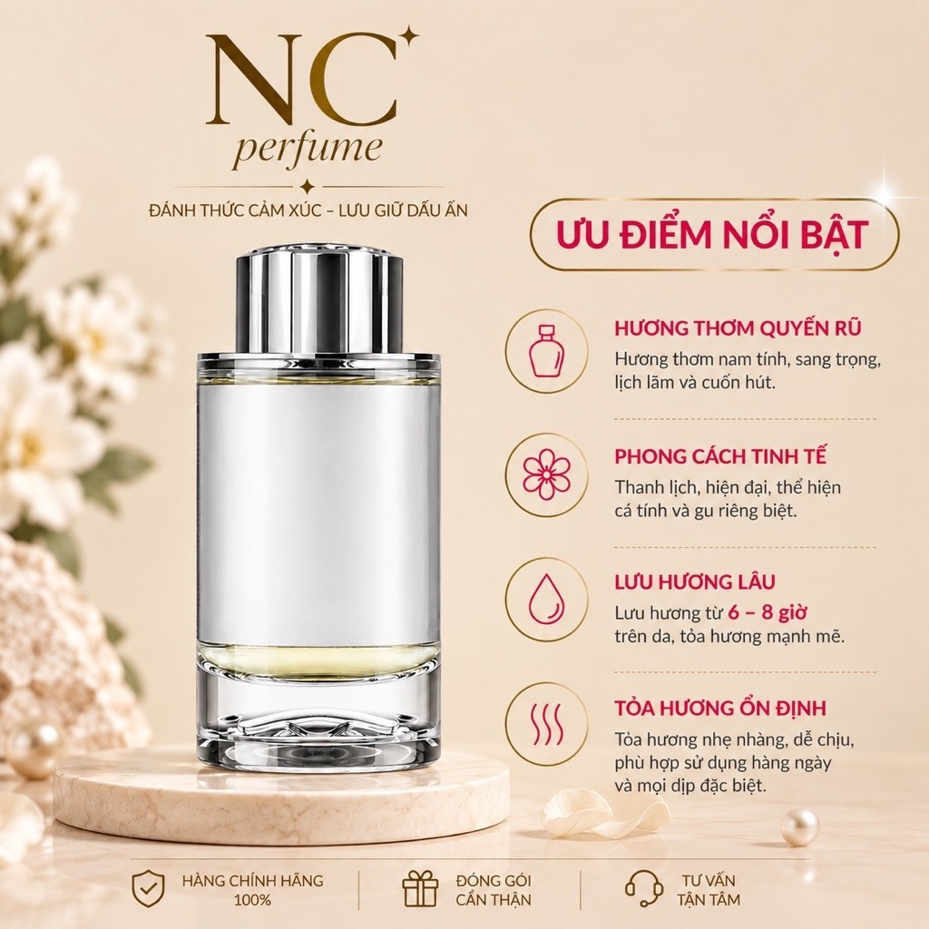Nước Hoa Nam EDP 10ml - NC Perfume