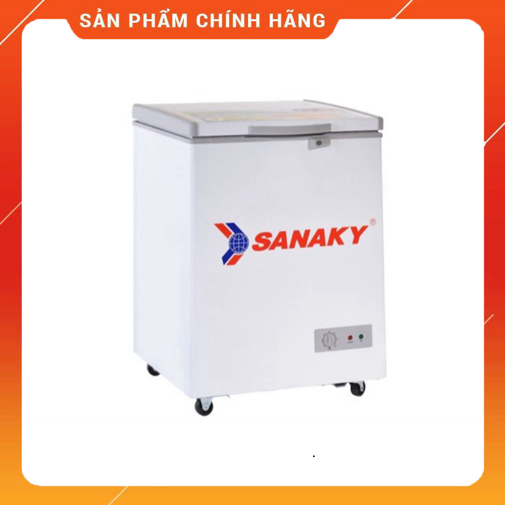 IB ĐẶT HÀNG  Tủ Đông Mini Sanaky 100L VH162HY2 2 Cánh Dung Tích Lớn Bảo Hành 24 Tháng Giao nhanh.