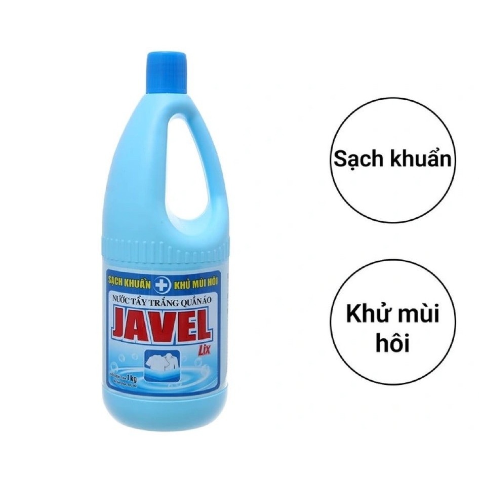 Nước tẩy quần áo trắng Lix Javel 943ml