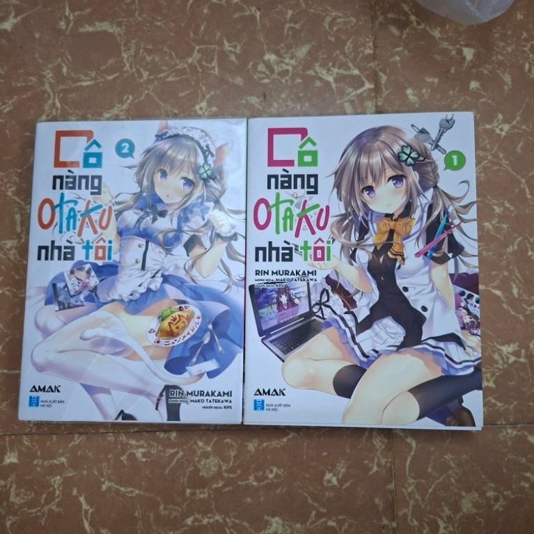 Sách - Cô nàng otaku nhà tôi - tập 1 2 unseal chất lượng tốt ( combo 2 tập)