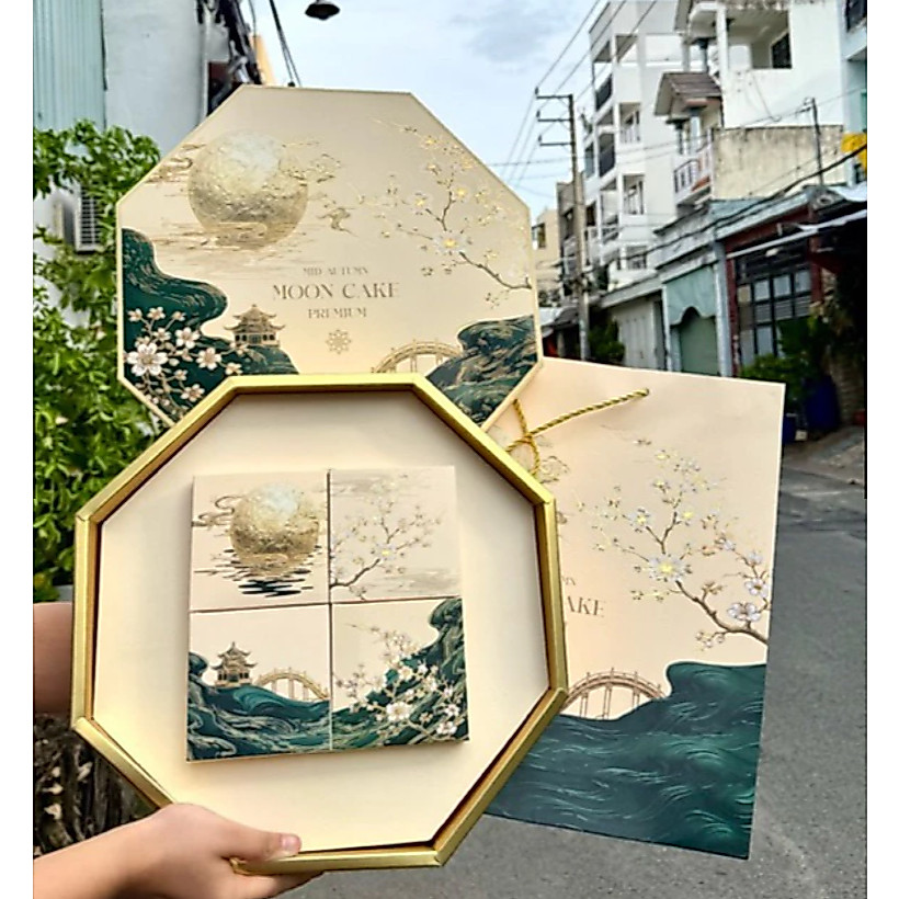Hộp Bánh Trung Thu 4B cao cấp 2026 (150gr-250gr)