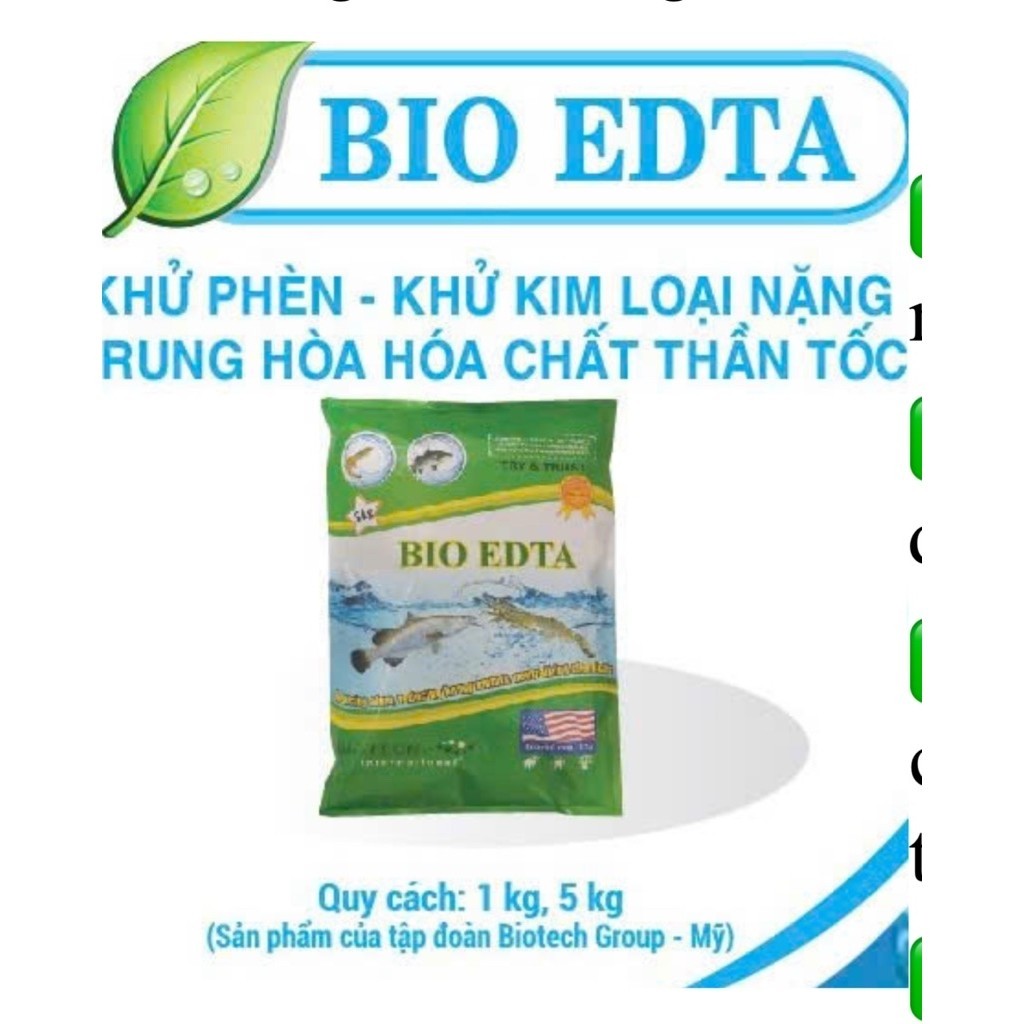 🌿 BIO EDTA  KHỬ PHÈN, KHỬ KIM LOẠI NẶNG, TRUNG HÒA HÓA CHẤT THẦN TỐC