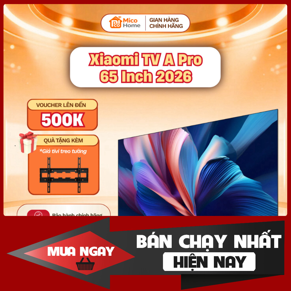 Tivi Xiaomi A Pro 65 Inch 2026 QLED 4K Google TV Có Tiếng Việt Bảo Hành 2 Năm Tại Nhà