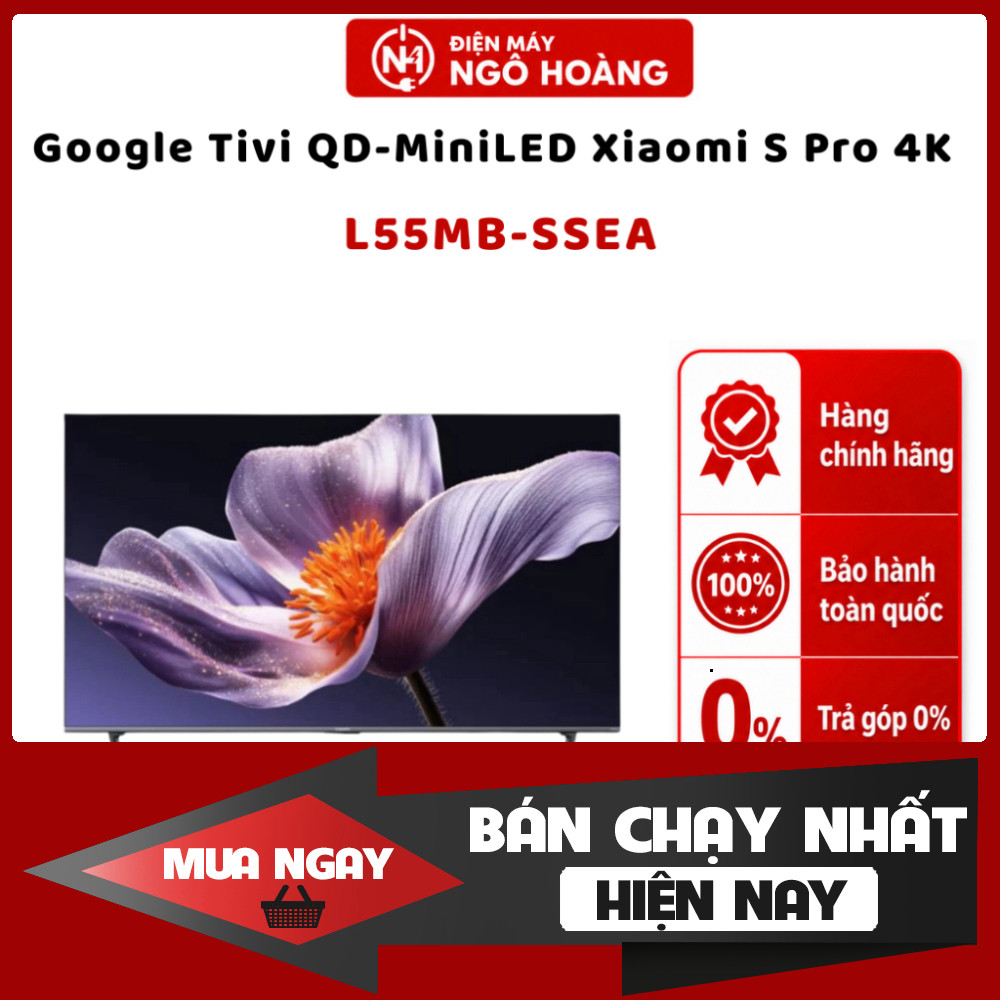 Tivi Xiaomi QD-MiniLED 4K 55 Inch L55MB-SSEA 2026e Chính Hãng Công Nghệ Hình Ảnh Siêu Nét