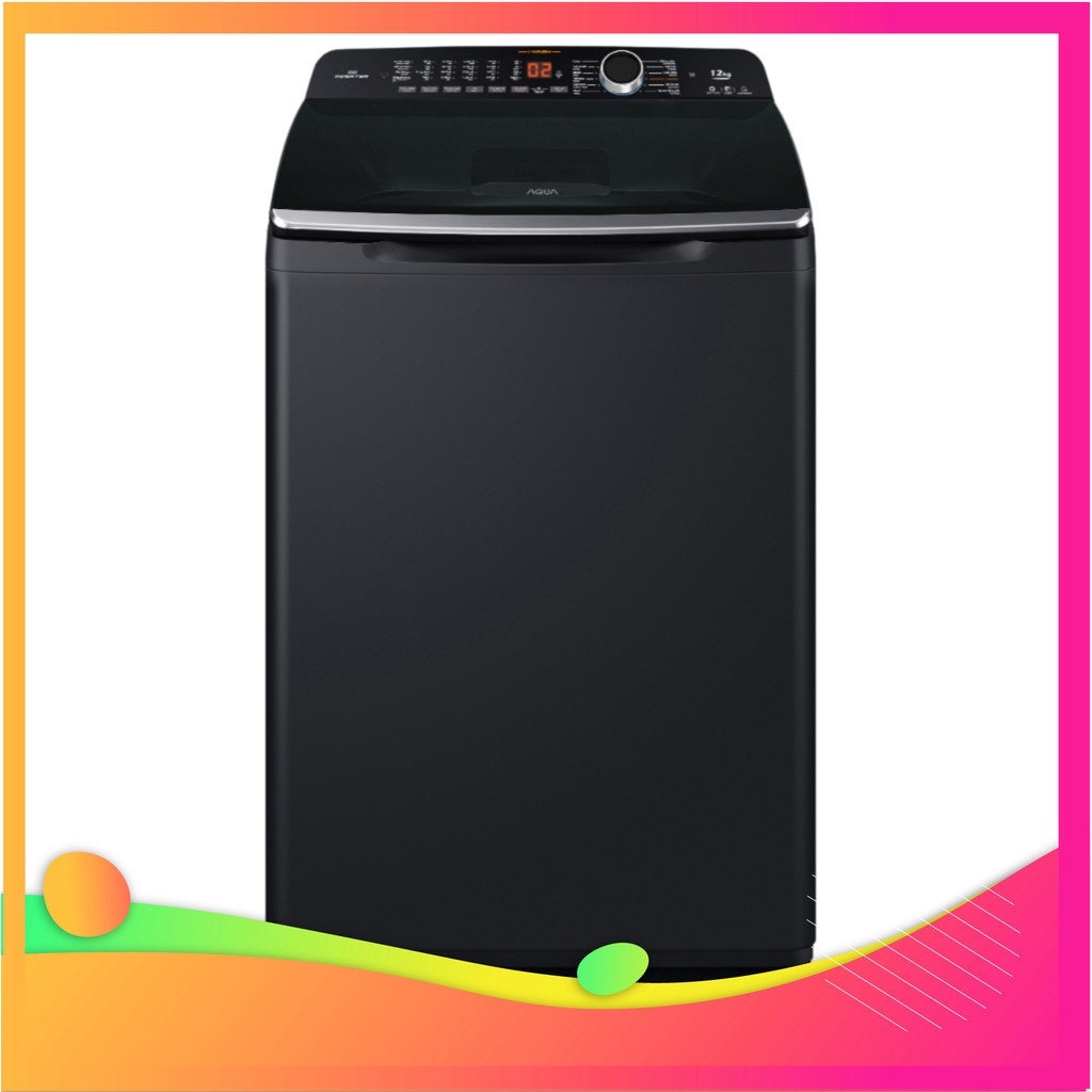 ( AQW-DR120HT(BK) - Máy Giặt Aqua Inverter 12 Kg AQW-DR120HT(BK) [TOÀN QUỐC] )