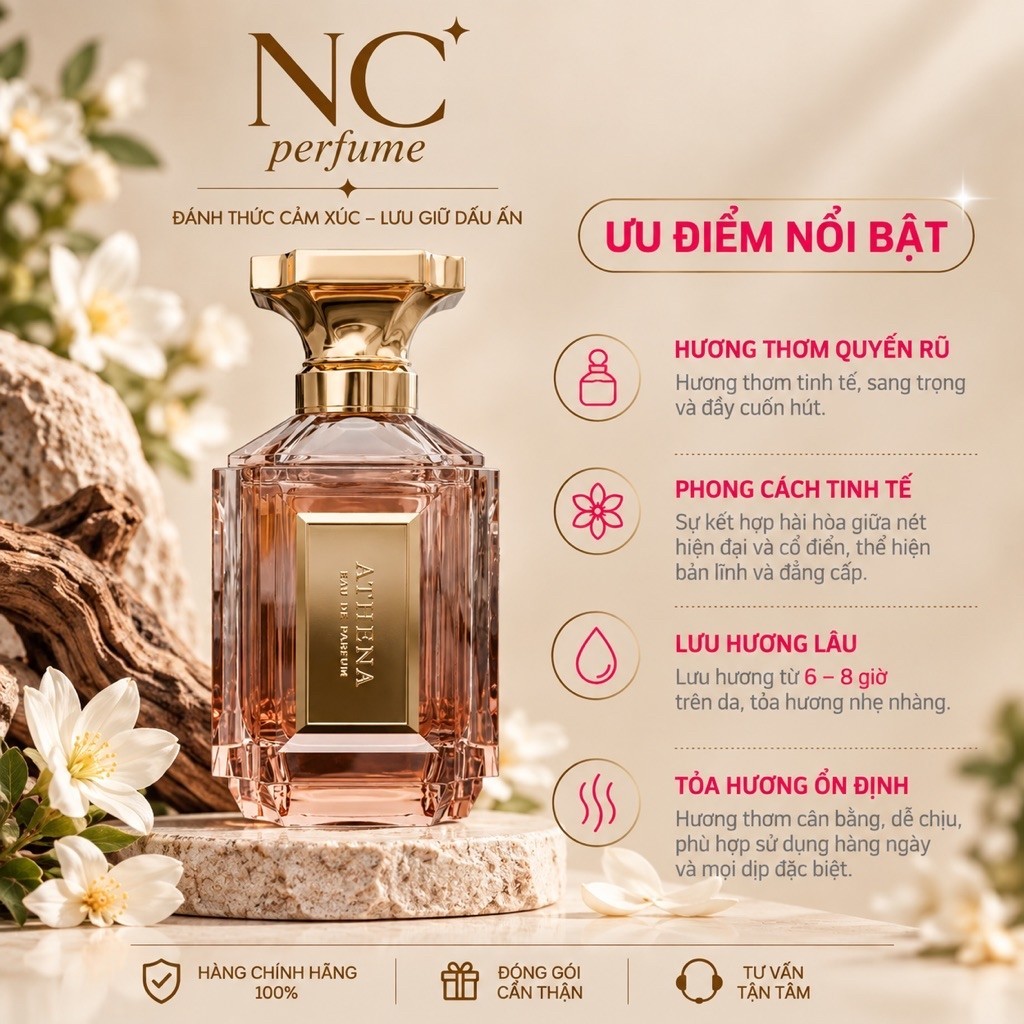 Nước hoa nữ VELIXIR ATHENA 10ml - Nc Perfume