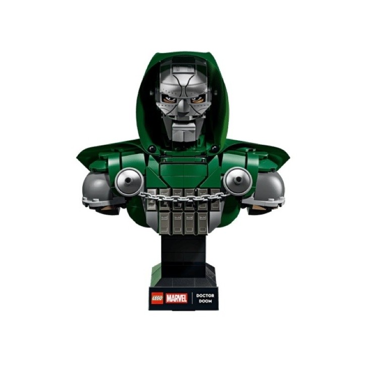 Mô Hình LEGO Marvel Doctor Doom Bust - Ác nhân vũ trụ Marvel | Lego