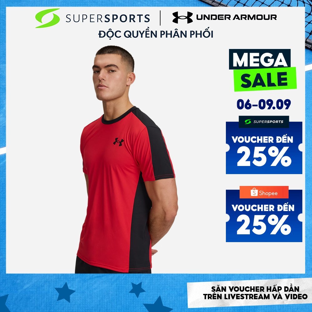 Áo Thun Nam Under Armour Heatgear Wordmark - 6007758-600
