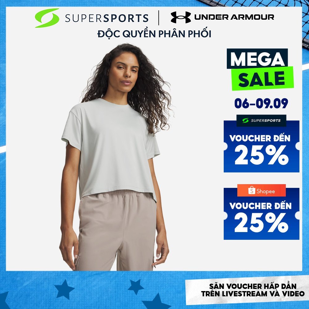 Áo Thun Nữ Under Armour Movement Short Sleeve - 6000217-377