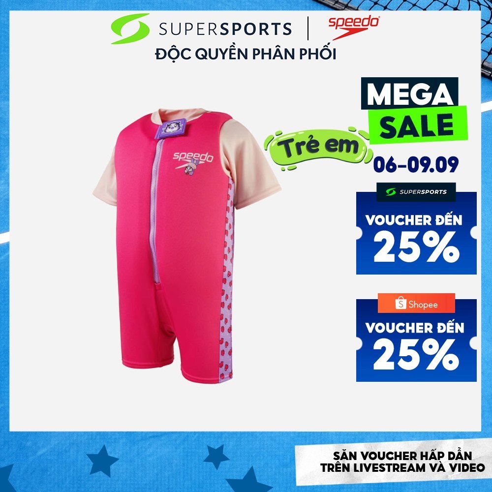 Bộ Áo Phao Trẻ Em Speedo Printed - Hồng - 8-1225814683