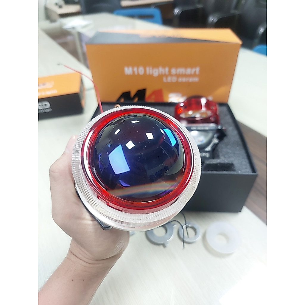 Đèn Bi LED M10 Light V4 - Sáng Nhất Phân Khúc MA Racing ( Giá 1 Đèn )