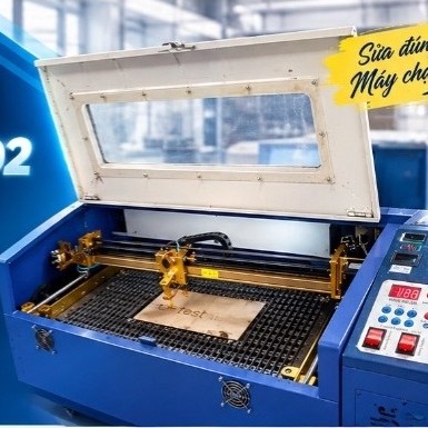 Sửa chữa thay thế phụ kiện máy laser Co2 3020 máy 4060