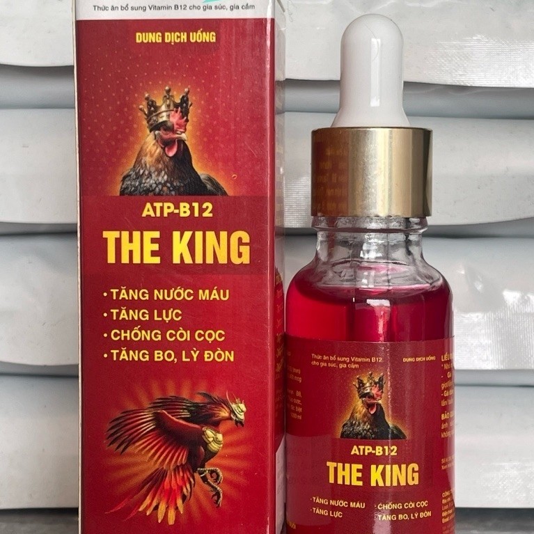The King B12 tăng lực, tăng bo, lỳ đòn cho gà đá 20ml