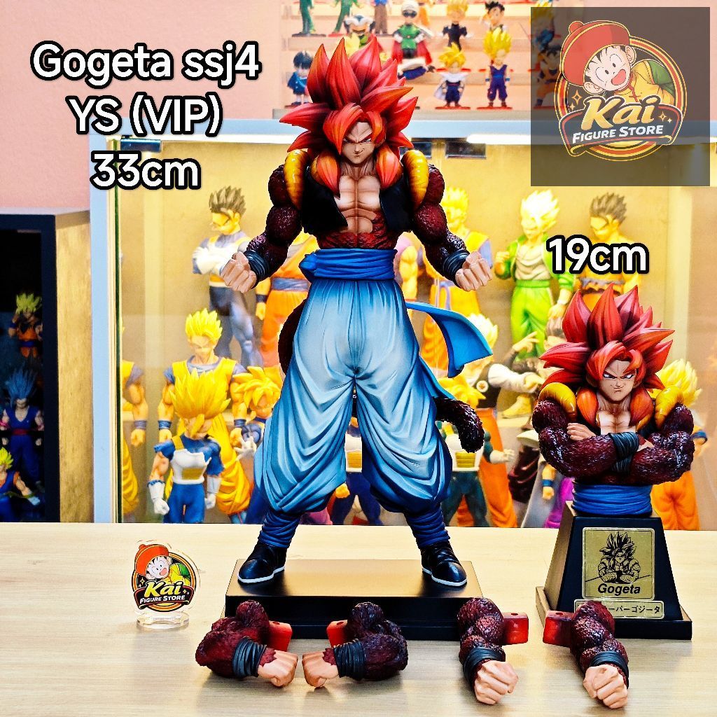Mô hình Dragon ball - Gogeta ssj4 YS cao 36cm (2 phiên bản lựa chọn)
