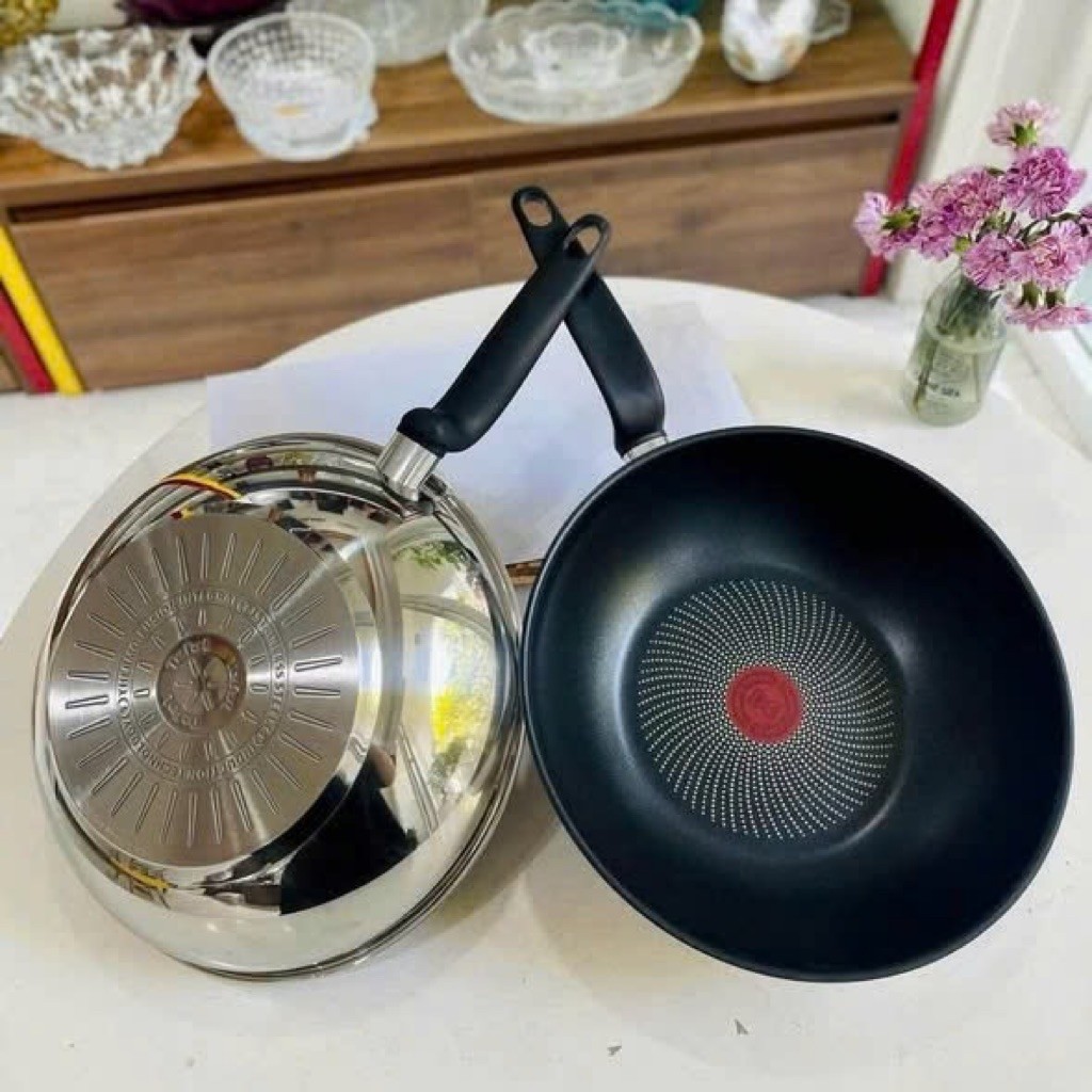 Chảo Sâu Lòng Tefal Primary 28cm | Chảo Chống Dính Dùng Bếp Từ Gas Hồng Ngoại | Chảo Tefal Chính Hãn