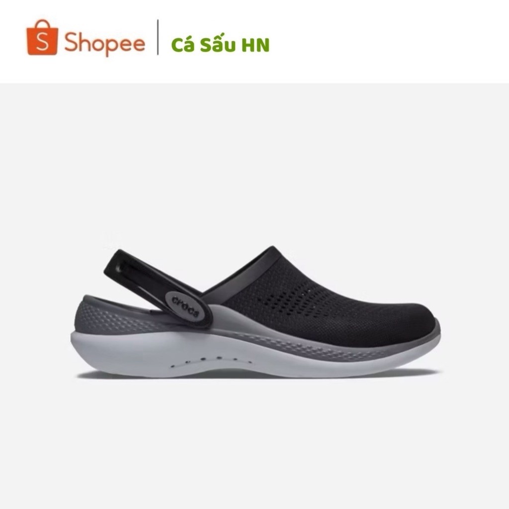 Giày Clog Unisex Crocs Literide 360 - Đen