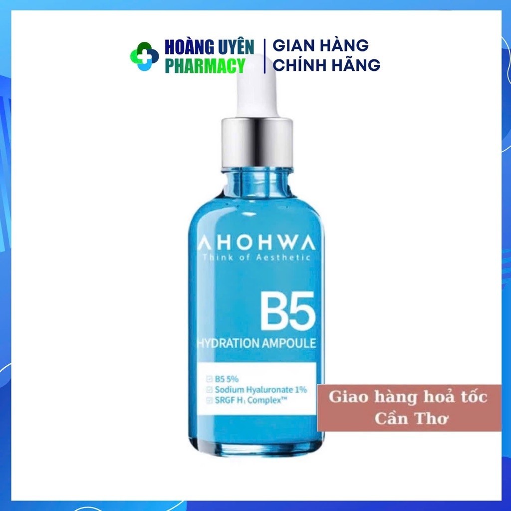 AHOHWA HYDRATION AMPOULE B5 / TINH CHẤT B5 CẤP ẨM VÀ PHỤC HỒI DA