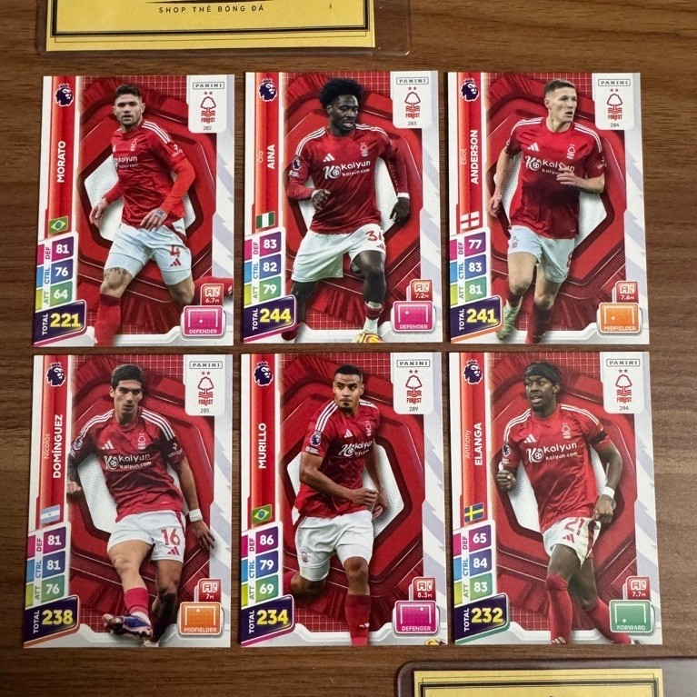 [ CHÍNH HÃNG ] - PANINI ADRENALYN XL PREMIER LEAGUE PLUS 2025 - NOTTINGHAM FOREST